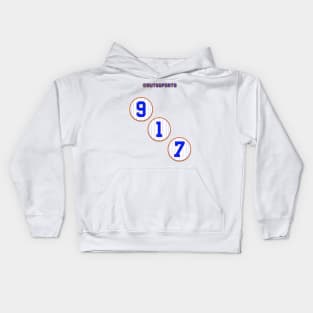 Rep Your Area Code (NY NL 917) Kids Hoodie